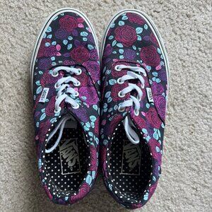 EUC Floral Vans